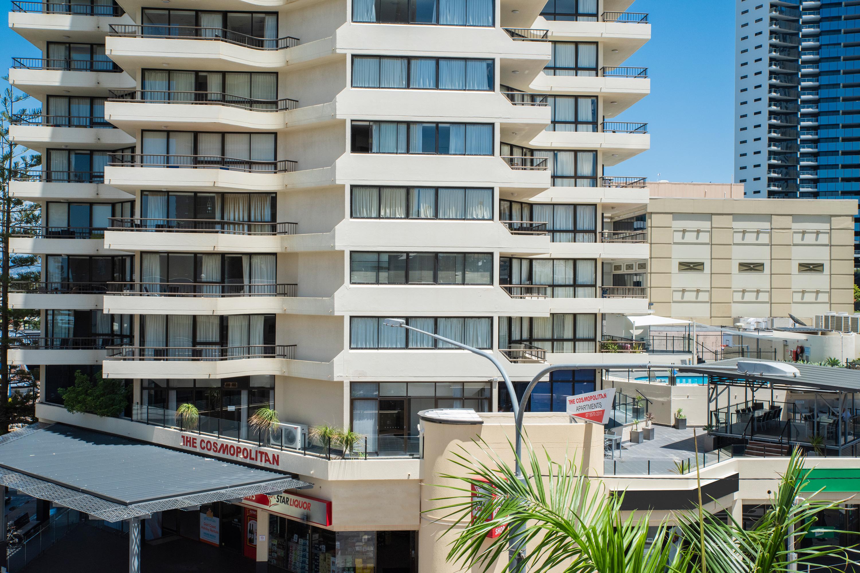 Breakfree Cosmopolitan Lejlighedshotel Gold Coast Eksteriør billede